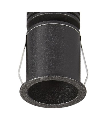 GUINCHO * MINI EMPOTRABLE LED 3W  2700K NEGRO